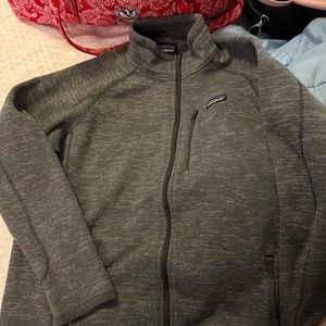 Patagonia Mens Better Sweater Zip Up in Nickel 2X